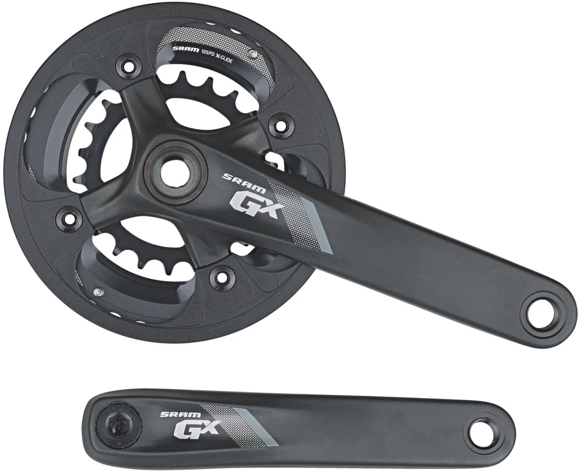 SRAM GX 1000 GXP 2x10-fach Kurbelgarnitur Mit Bashguard 2 SRAM GX 1000 GXP 2x10-fach Kurbelgarnitur Mit Bashguard – Bild 2