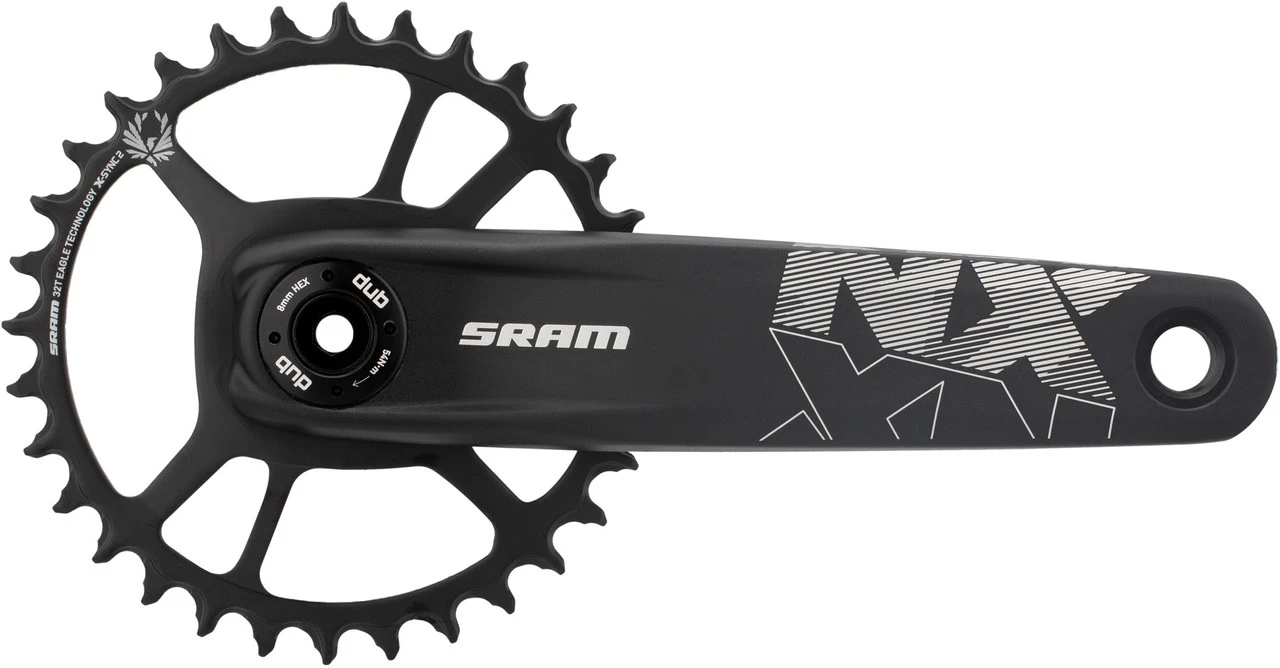 SRAM NX Eagle Boost Direct Mount DUB 12-fach Kurbelgarnitur 1 SRAM NX Eagle Boost Direct Mount DUB 12-fach Kurbelgarnitur