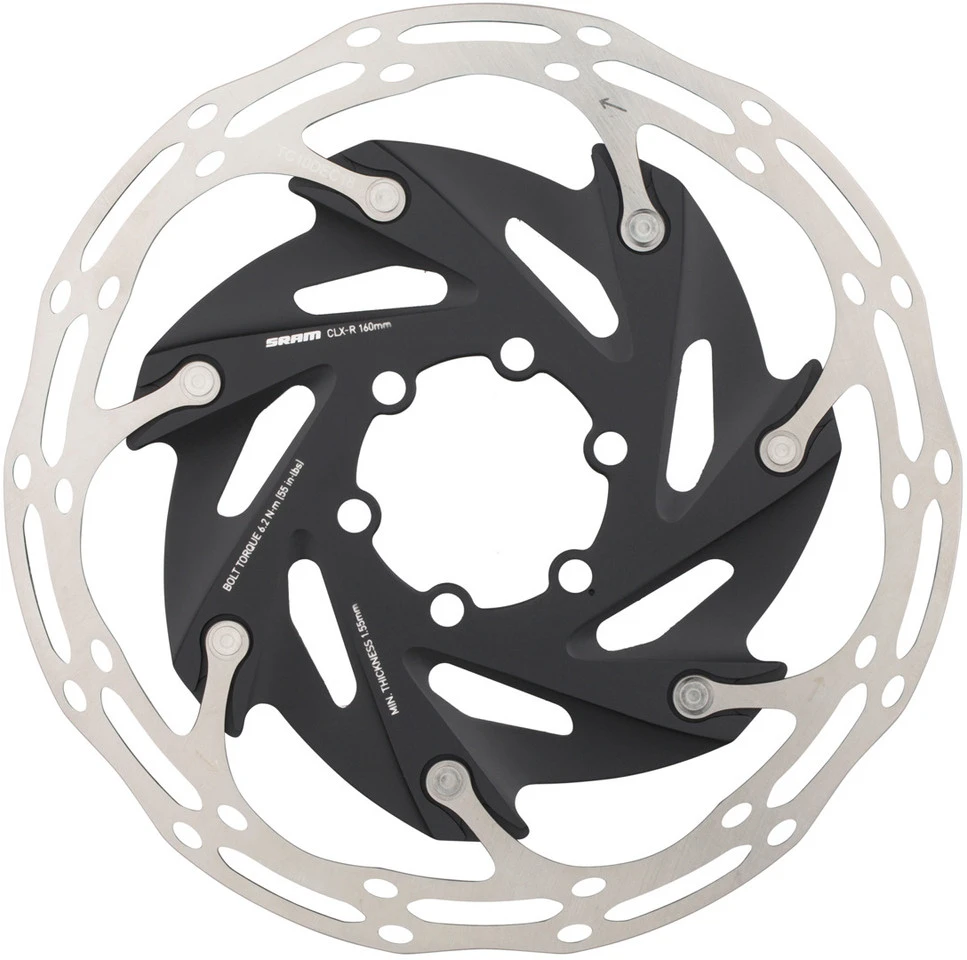 SRAM Centerline Rounded XR 6-Loch Bremsscheibe 2-teilig 1 SRAM Centerline Rounded XR 6-Loch Bremsscheibe 2-teilig