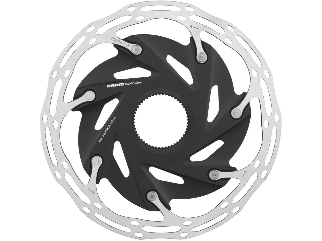 SRAM Centerline Rounded XR Center Lock Bremsscheibe 2-teilig 1 SRAM Centerline Rounded XR Center Lock Bremsscheibe 2-teilig