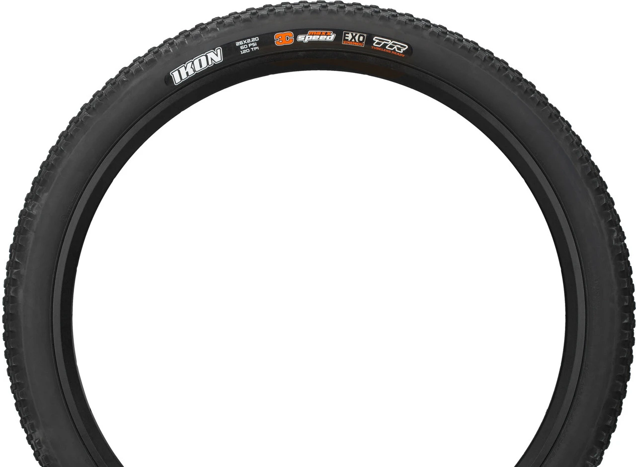 MAXXIS Ikon 3C MaxxSpeed EXO TR 26" Faltreifen 2 MAXXIS Ikon 3C MaxxSpeed EXO TR 26" Faltreifen – Bild 2