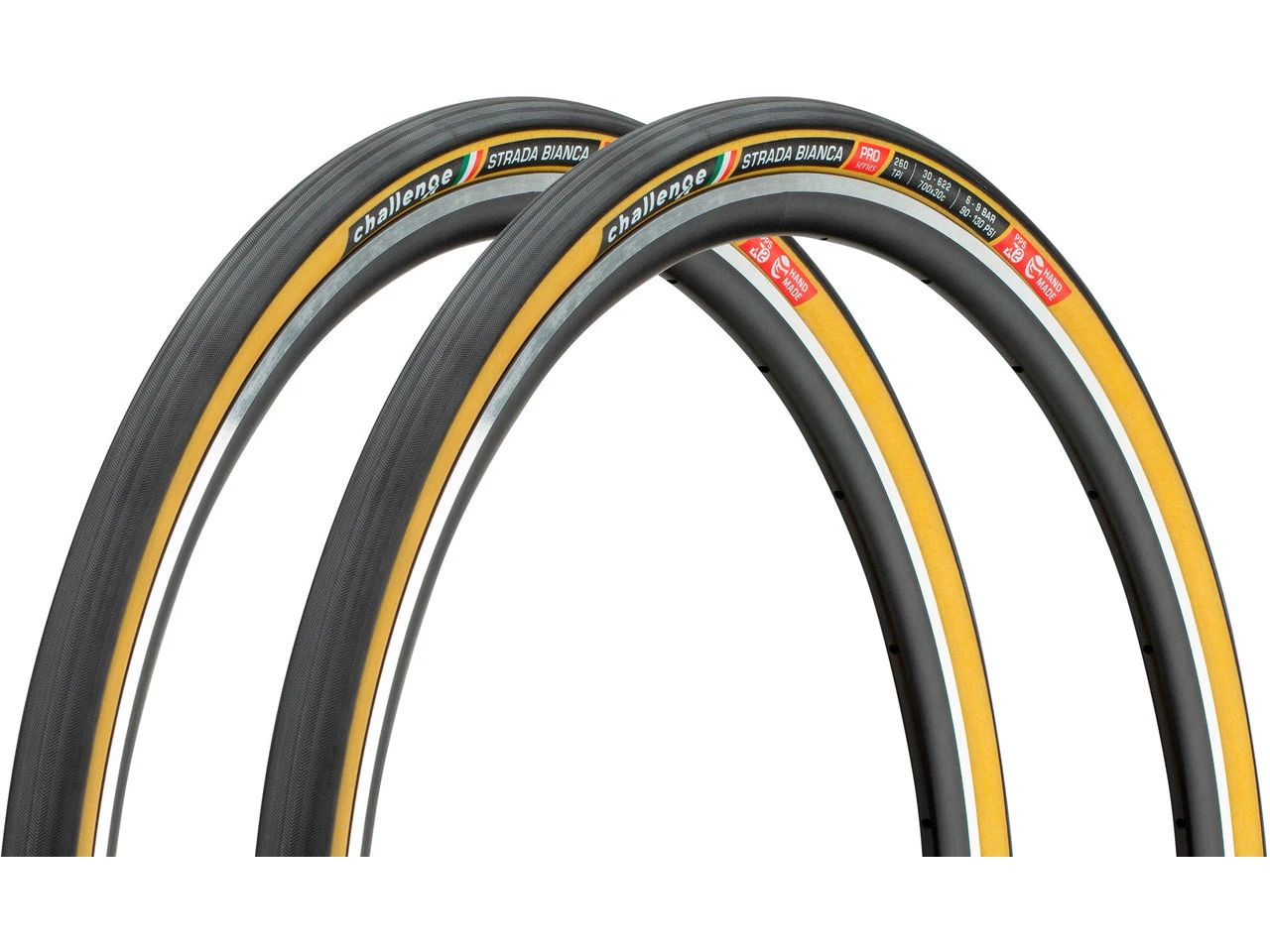 Challenge Strada Bianca Pro 28" Faltreifen 2er-Set 1 Challenge Strada Bianca Pro 28" Faltreifen 2er-Set