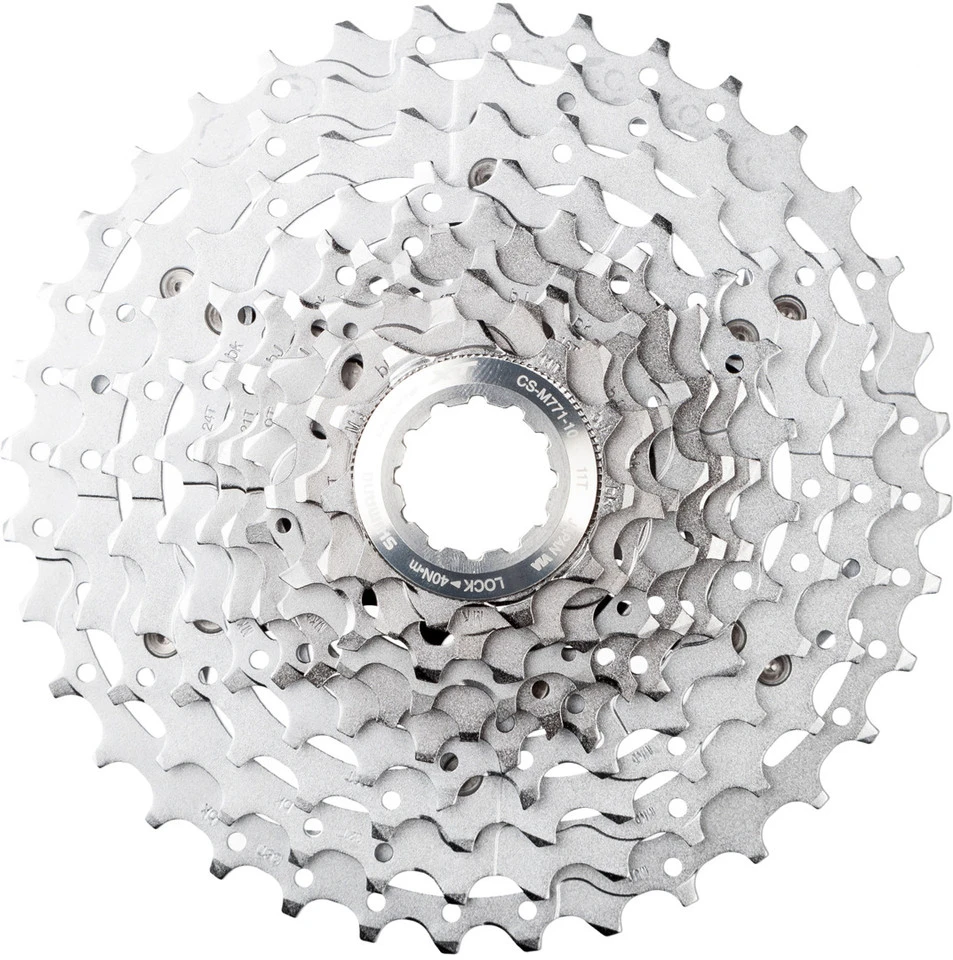 Shimano XT Kassette CS-M771-10 + Kette CN-HG95 10-fach Verschleißset 2 Shimano XT Kassette CS-M771-10 + Kette CN-HG95 10-fach Verschleißset – Bild 2