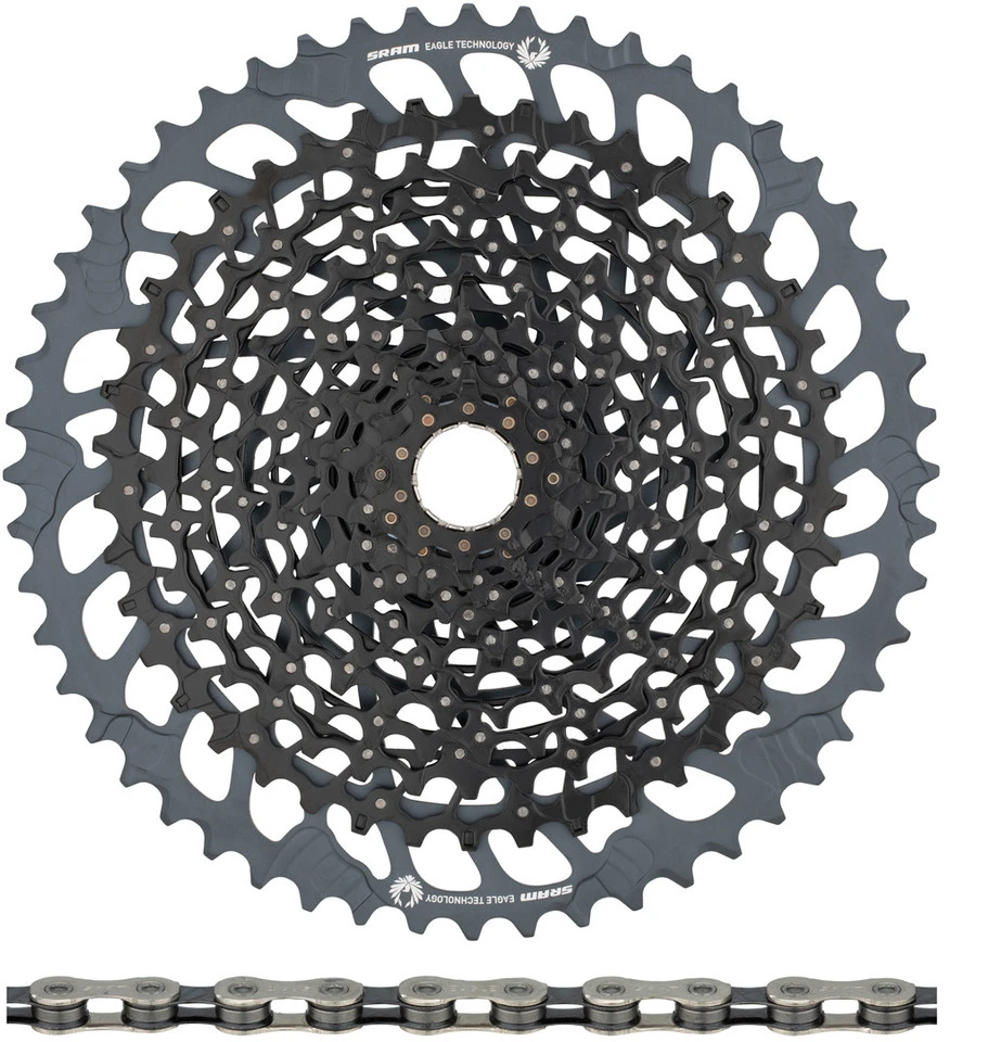SRAM GX Eagle XG-1275 Kassette + Eagle Kette 12-fach Verschleißset 9 SRAM GX Eagle XG-1275 Kassette + Eagle Kette 12-fach Verschleißset – Bild 9