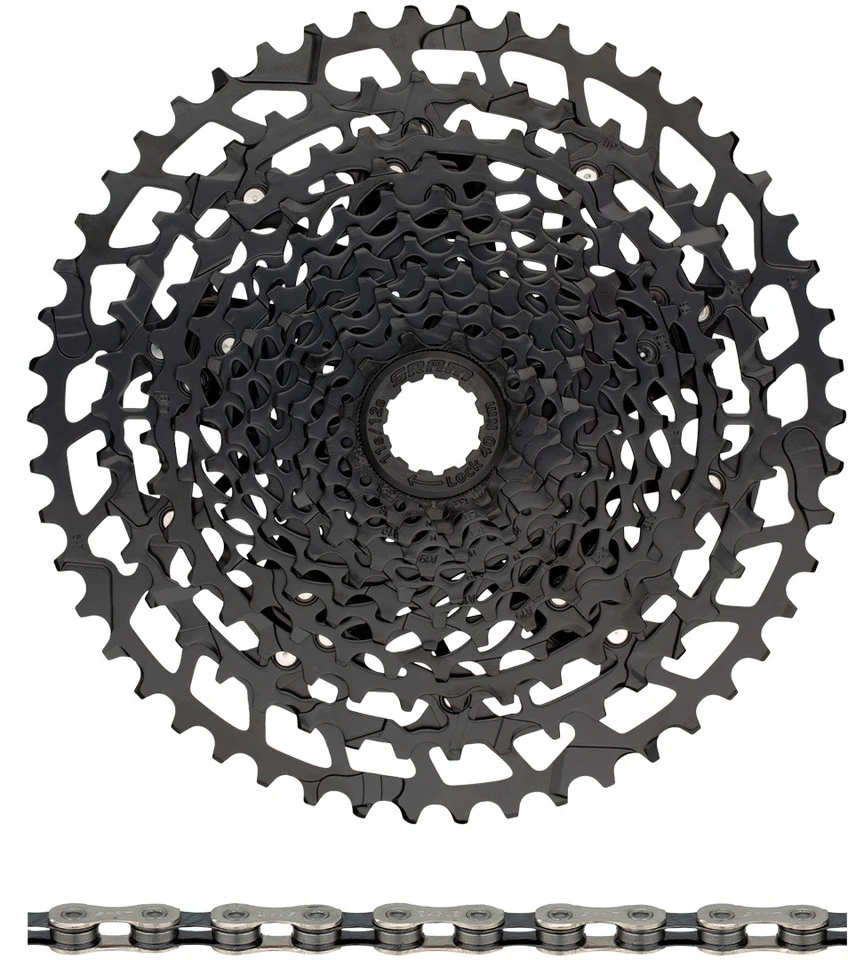 SRAM NX Eagle PG-1230 Kassette + Eagle Kette 12-fach Verschleißset 10 SRAM NX Eagle PG-1230 Kassette + Eagle Kette 12-fach Verschleißset – Bild 10