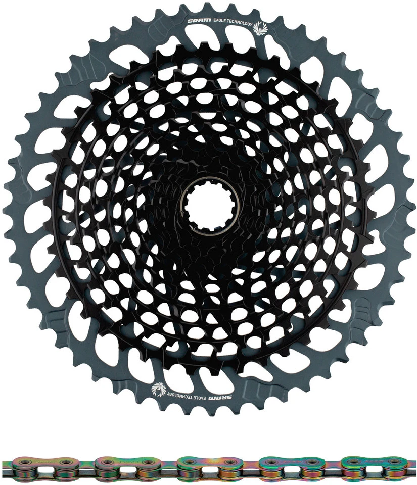 SRAM X01 Eagle XG-1295 Kassette + Eagle Kette 12-fach Verschleißset 10 SRAM X01 Eagle XG-1295 Kassette + Eagle Kette 12-fach Verschleißset – Bild 10