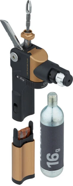 Topeak Tubi Master+ Tubeless Reparaturkit Mit 16 G CO2-Kartusche 8 Topeak Tubi Master+ Tubeless Reparaturkit Mit 16 G CO2-Kartusche -Bike Teile Verkauf 412894