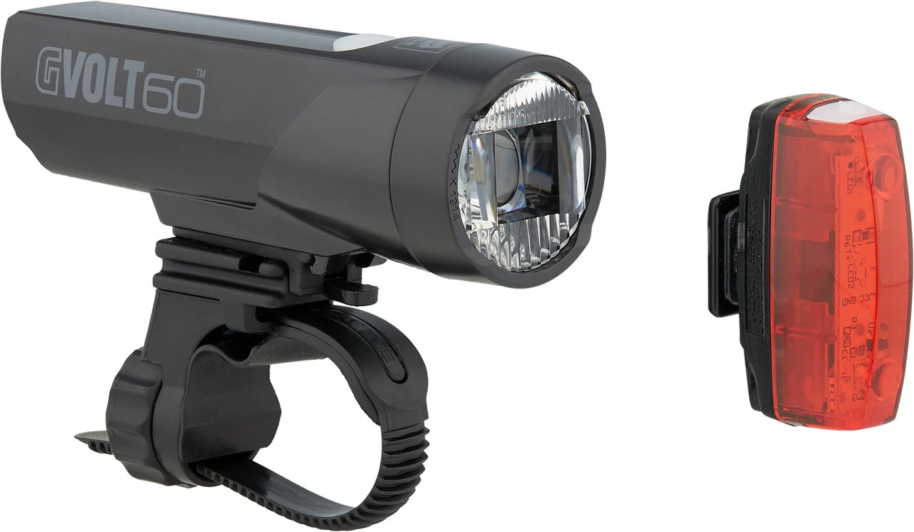 Cateye GVolt 60 + Rapid Micro G Beleuchtungsset Mit StVZO-Zulassung 2 Cateye GVolt 60 + Rapid Micro G Beleuchtungsset Mit StVZO-Zulassung – Bild 2