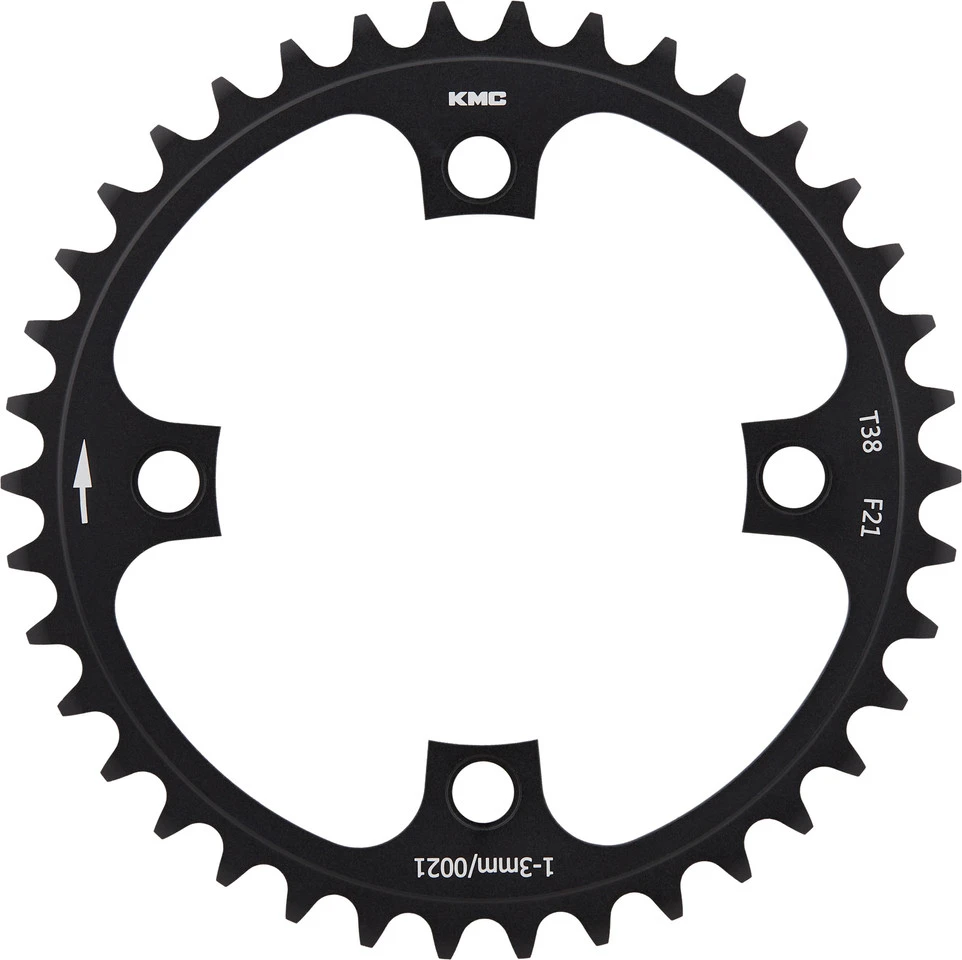 KMC Wide Kettenblatt, 4-Arm, 104 Mm Lochkreis 1 KMC Wide Kettenblatt, 4-Arm, 104 Mm Lochkreis