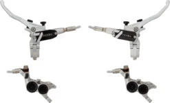 HOPE Tech 4 V4 V+h Set Scheibenbremse Mit Stahlflexleitung 29 HOPE Tech 4 V4 V+h Set Scheibenbremse Mit Stahlflexleitung -Bike Teile Verkauf 459499