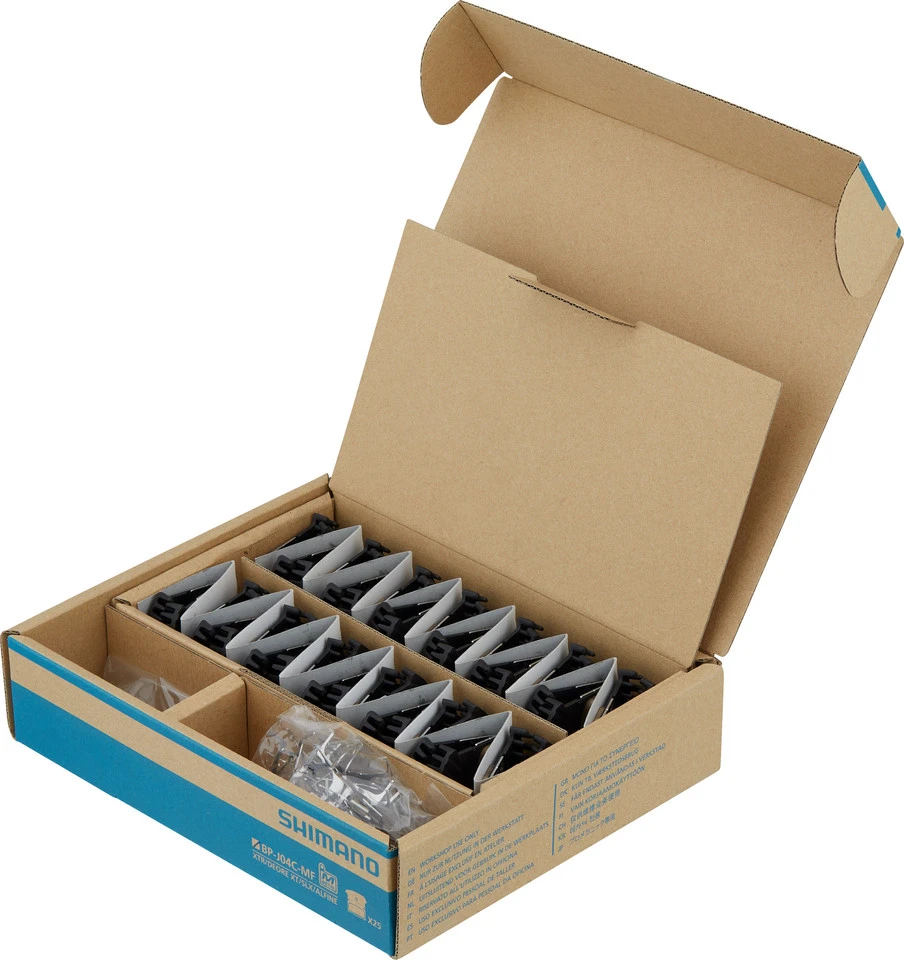 Shimano Bremsbeläge J04C-MF Für XTR, XT, SLX, Alfine - 25 Paar 5 Shimano Bremsbeläge J04C-MF Für XTR, XT, SLX, Alfine - 25 Paar – Bild 5