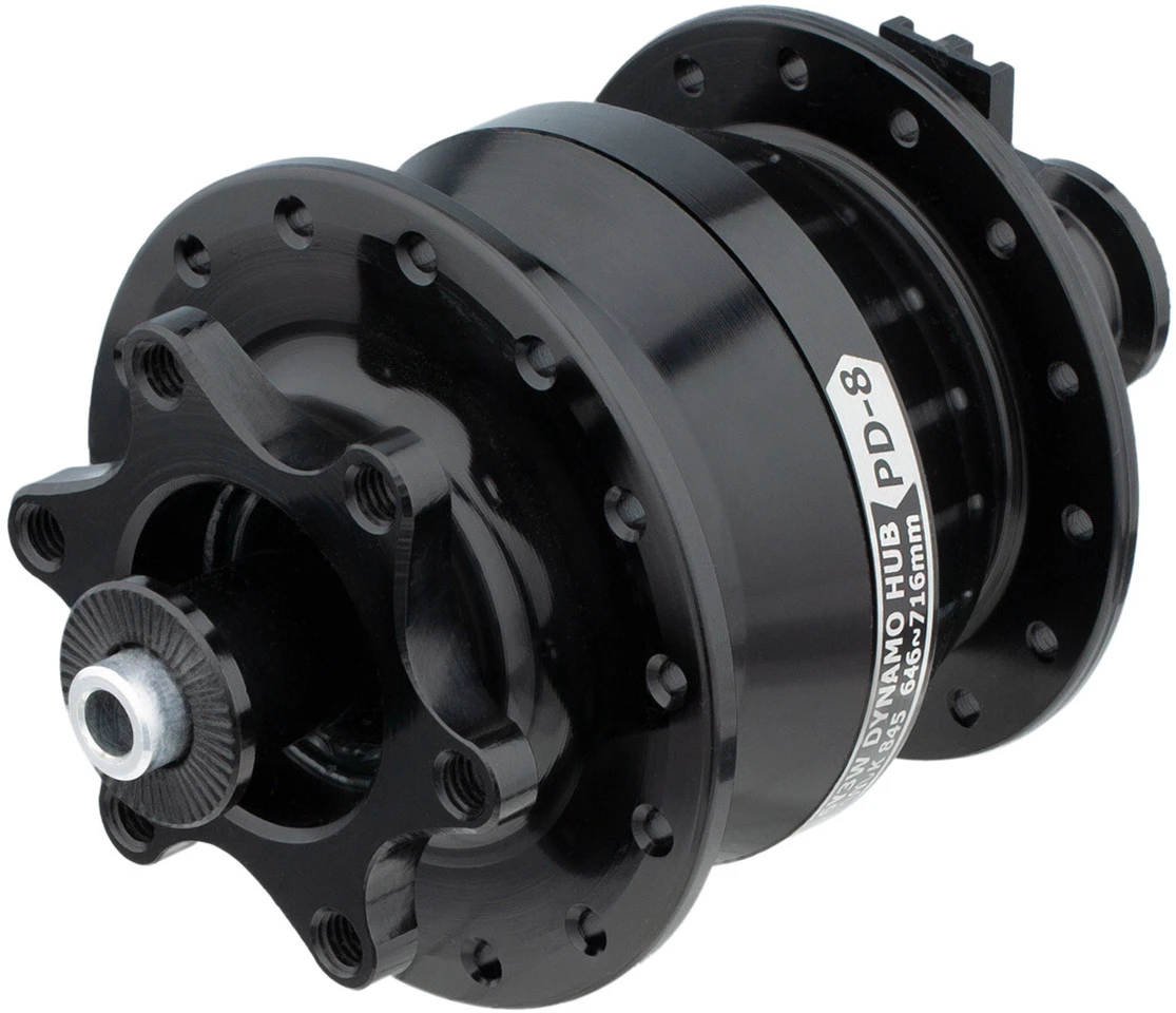 Nabendynamo PD-8 Disc 6-Loch 2 Nabendynamo PD-8 Disc 6-Loch – Bild 2