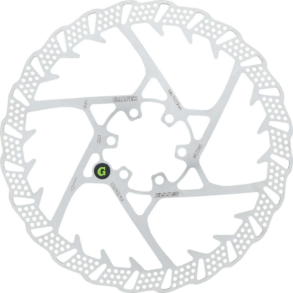 GALFER Fixed Disc Shark 2 Mm MTB 6-Loch Bremsscheibe 1 GALFER Fixed Disc Shark 2 Mm MTB 6-Loch Bremsscheibe