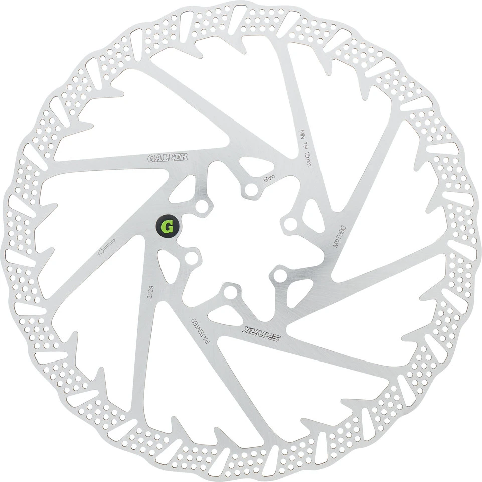 GALFER Fixed Disc Shark 2 Mm MTB 6-Loch Bremsscheibe 2 GALFER Fixed Disc Shark 2 Mm MTB 6-Loch Bremsscheibe – Bild 2